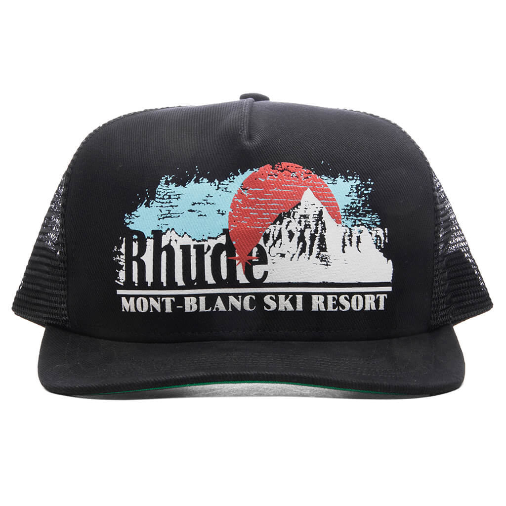 Mont Blanc Trucker Hat Black