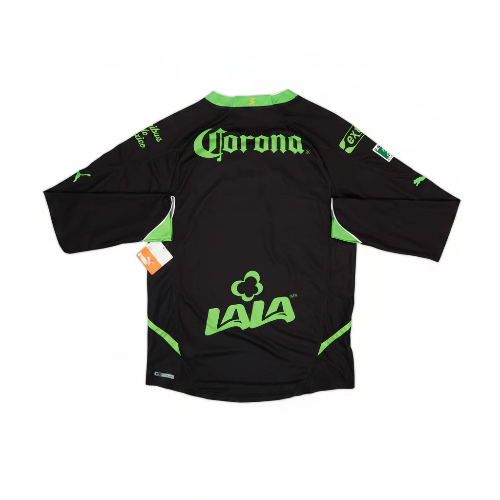 PUMA Santos Away Jersey 2011 12 Black Lime