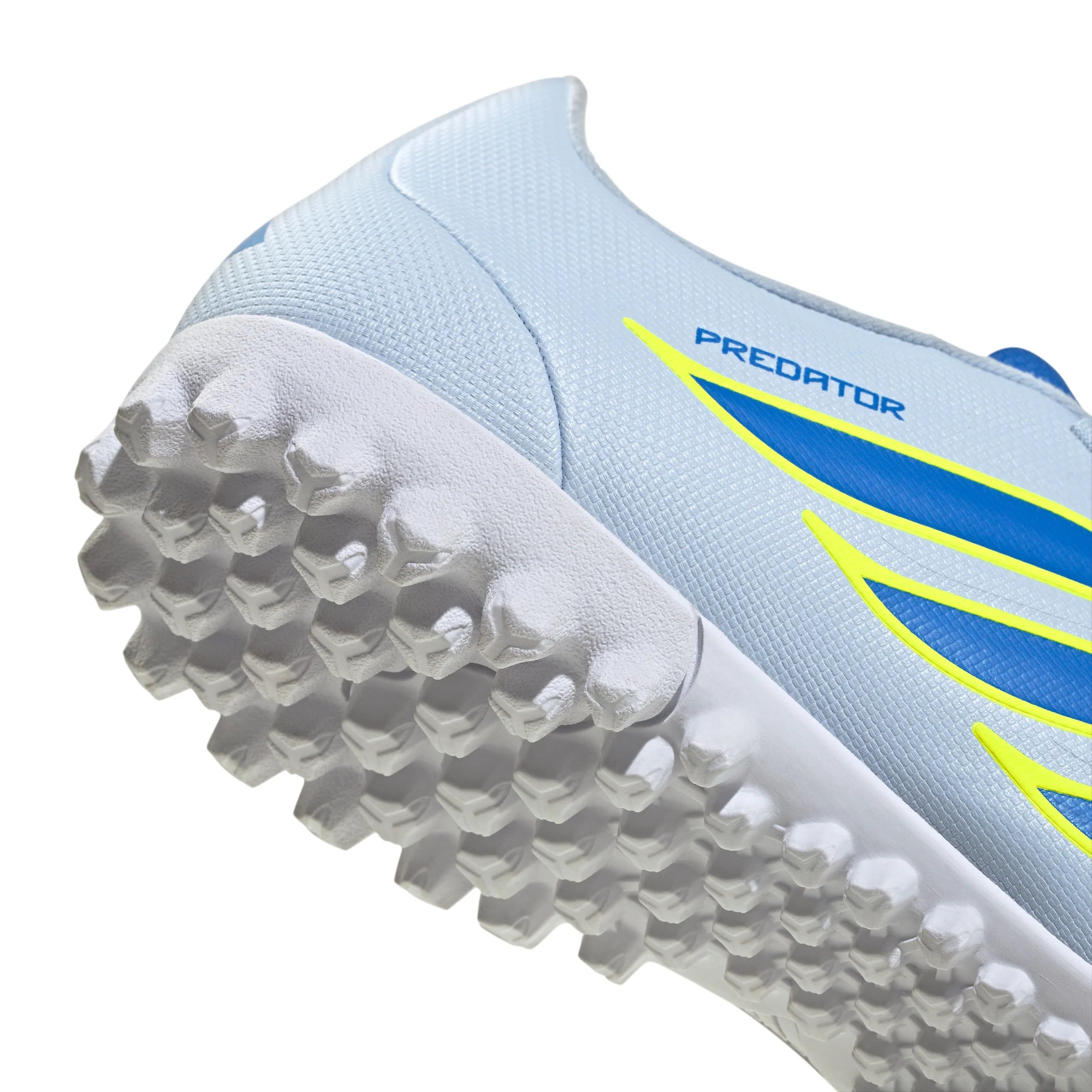 adidas Predator Club TF Turf Mens Soccer Cleats Sky Blue Yellow