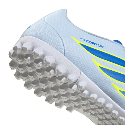 adidas Predator Club TF Turf Mens Soccer Cleats Sky Blue Yellow