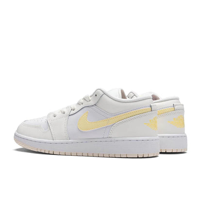 Air Jordan 1 Low GS Sail Lt Laser Orange White Laser Fuchsia