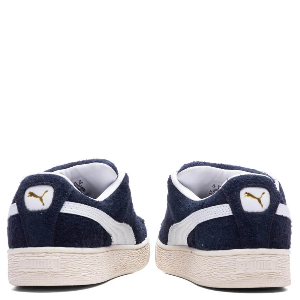 Suede XL Hairy Club Navy Frosted Ivory