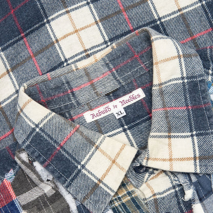 Ribbon Flannel Shirt Assorted