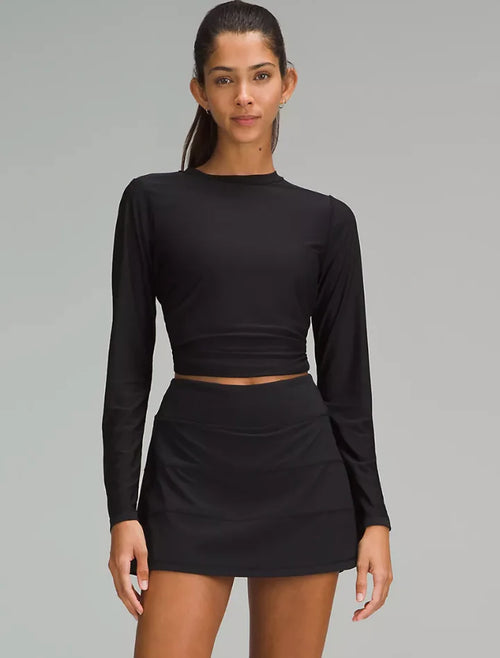 Lululemon Pace Rival Mid Rise Skirt Long