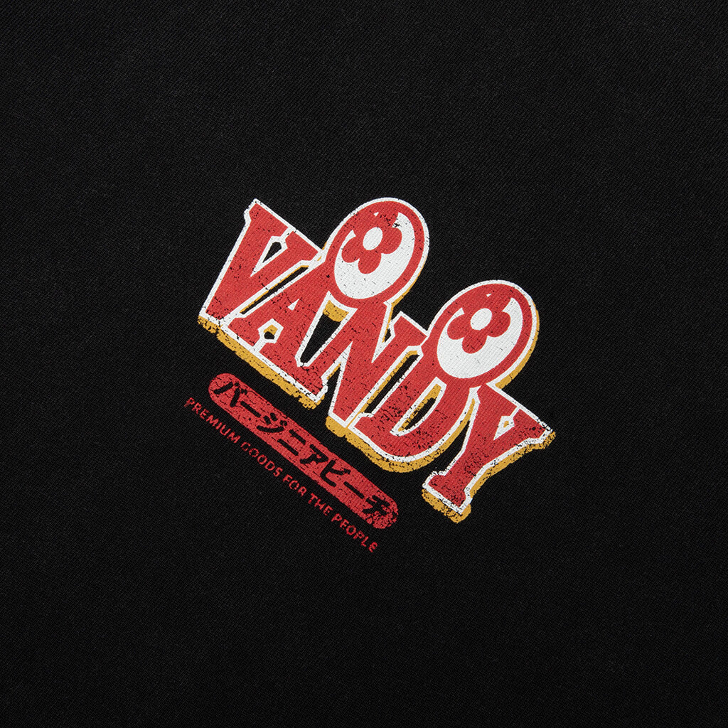 Cup Noodle Eye Logo Tee Washed Black