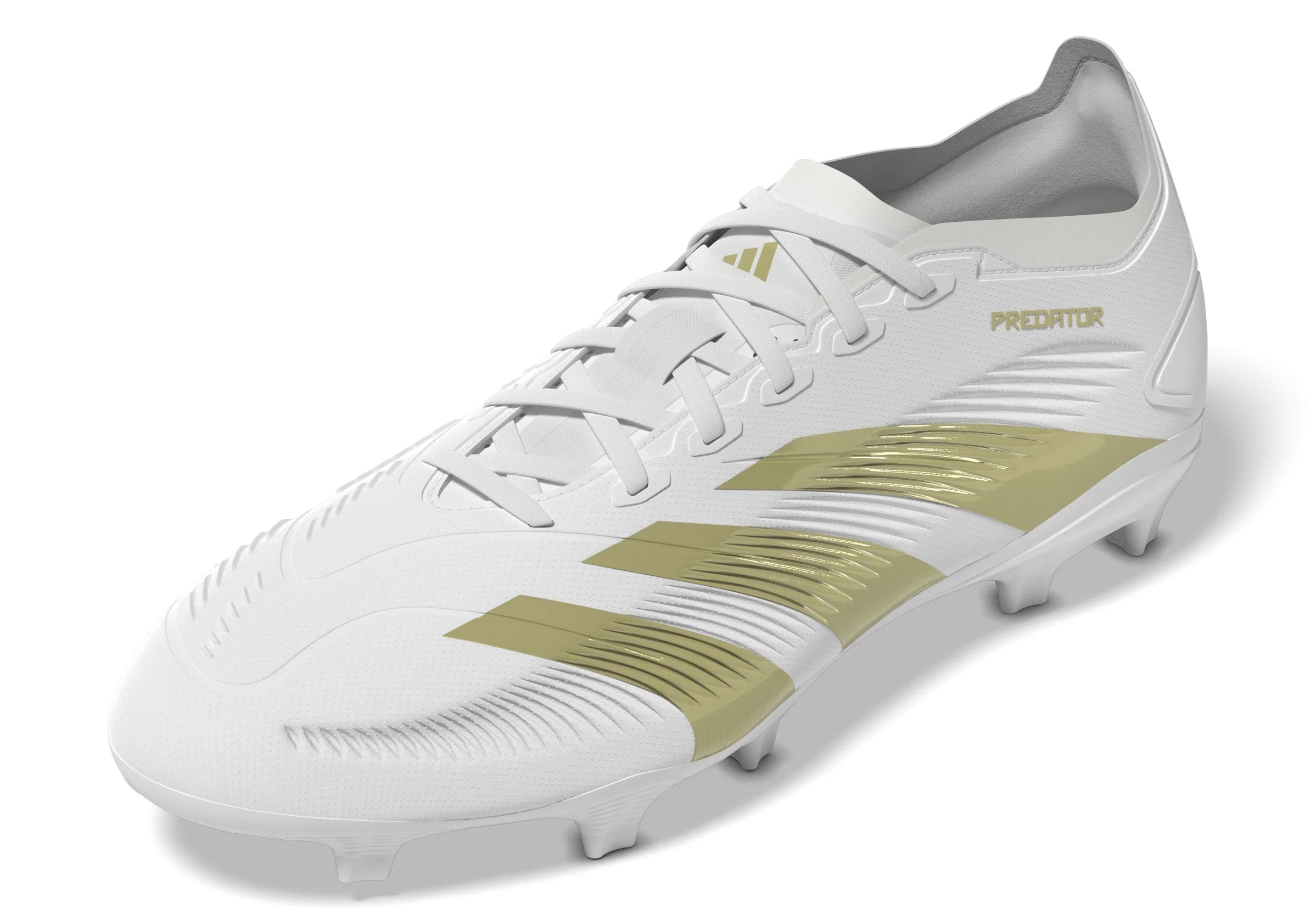 adidas Predator League FG Firm Ground Soccer Cleats White Gold