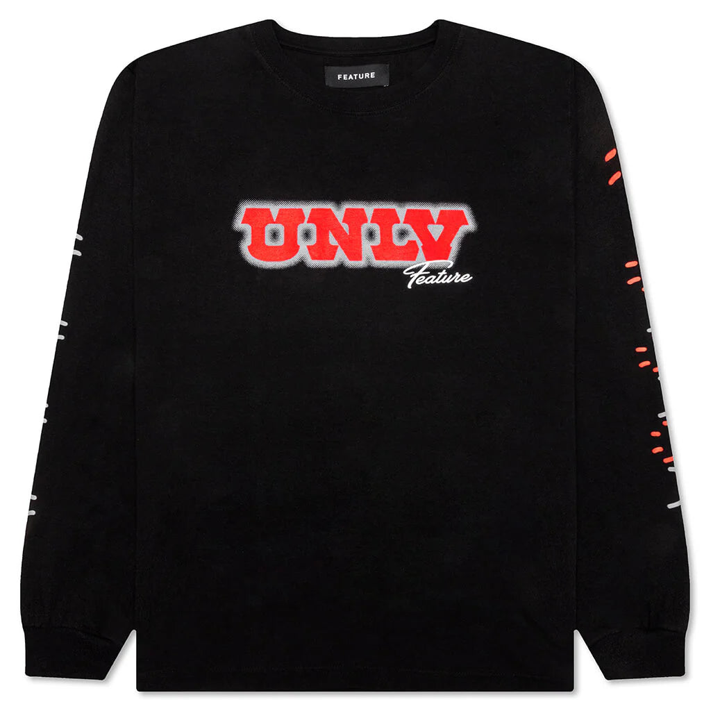 Feature x UNLV Protect Your Rebel L S Tee Black