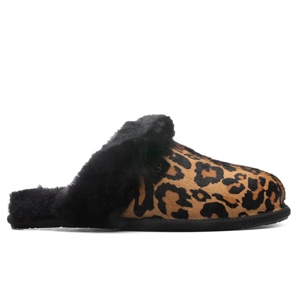 Womens Scuffette II Slipper Panther Print Butterscotch