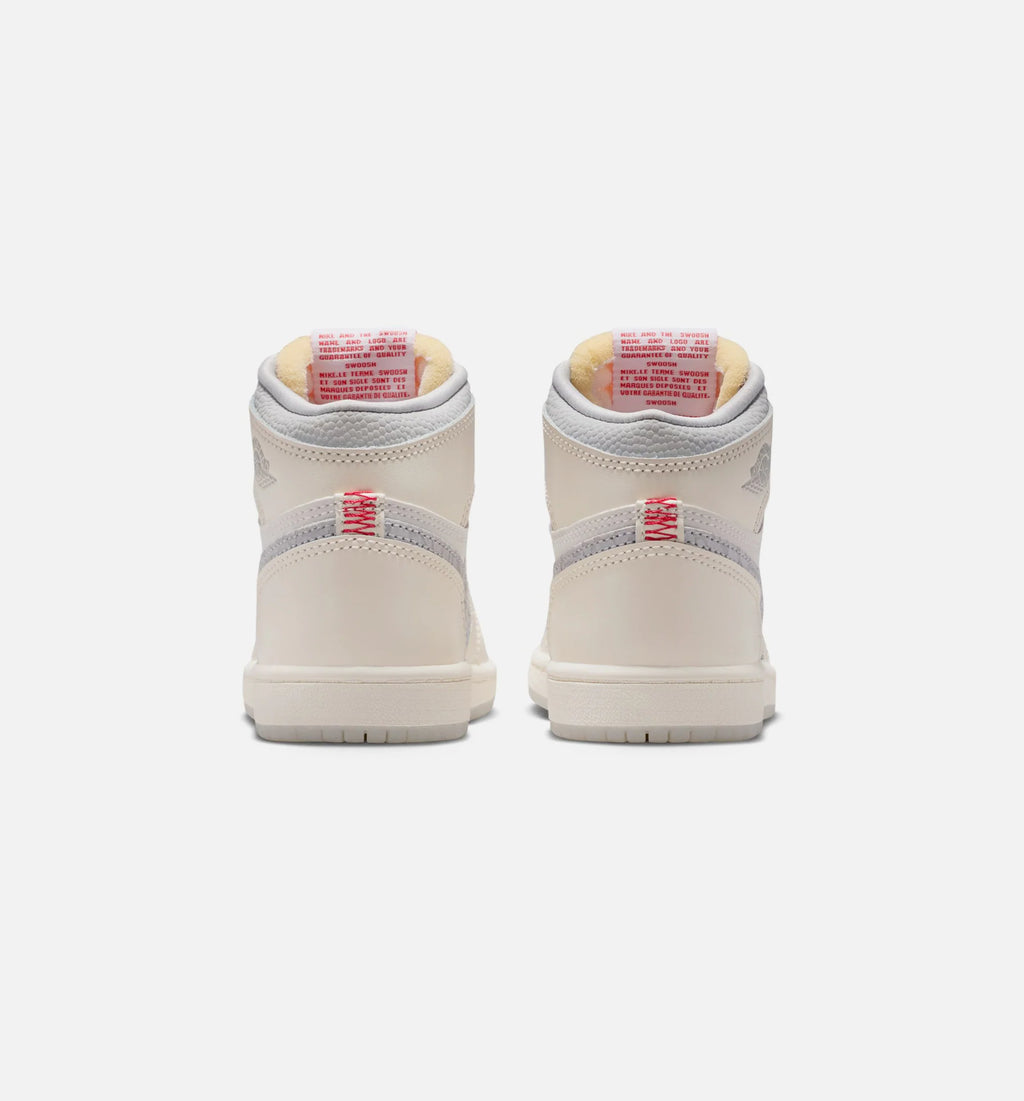 Air Jordan 1 Retro High OG Sail Preschool Lifestyle Shoe Sail University Red Pale Ivory