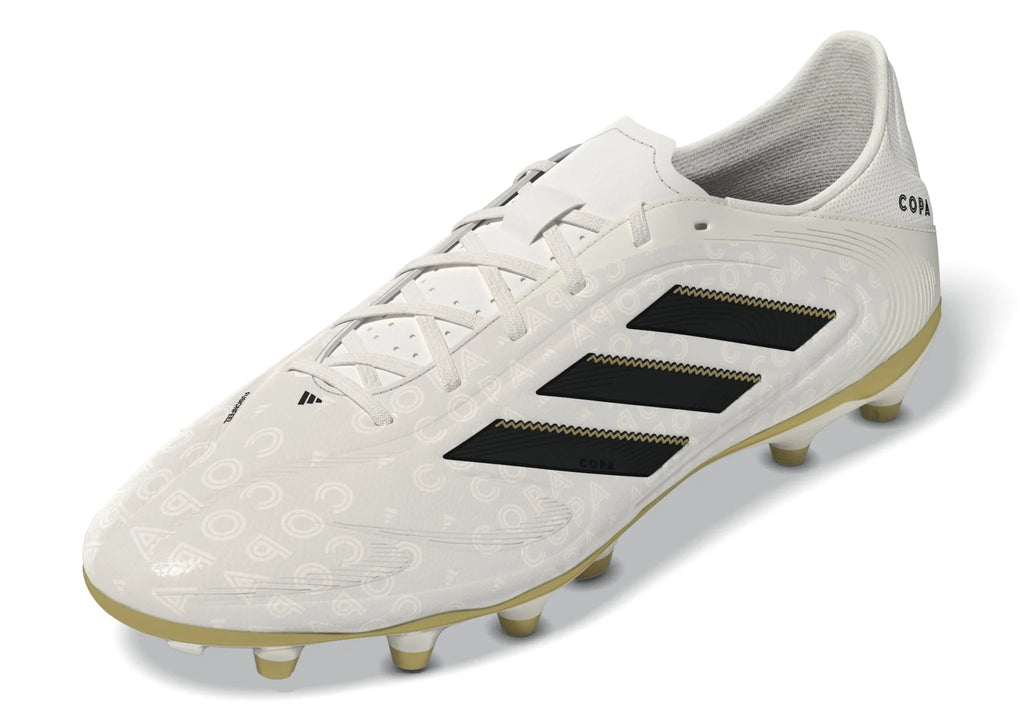 adidas Copa Pure 3 League Firm Multi Ground Boots White Black Gold