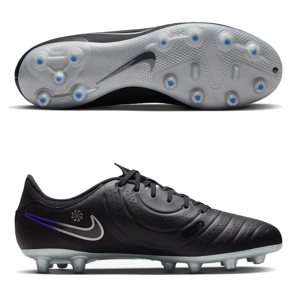 Nike Tiempo Legend 10 Academy Firm Ground Soccer Cleats Black Hyper Royal Chrome