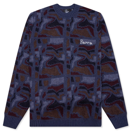 Repeat Ftp Booster Knitted Pullover Blue