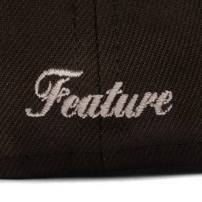 Feature x New Era F Logo Antelope Island 59FIFTY Fitted Brown Black