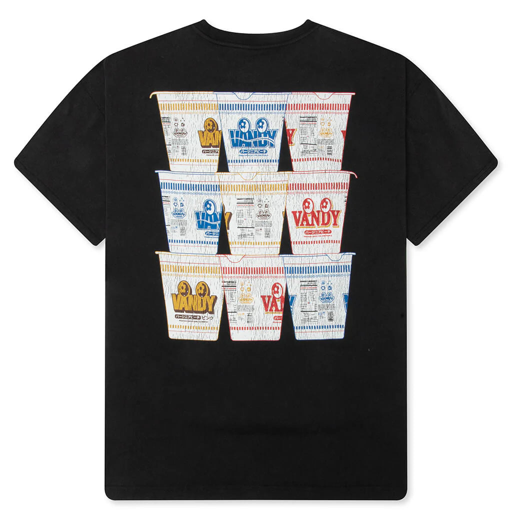 Cup Noodle Eye Logo Tee Washed Black