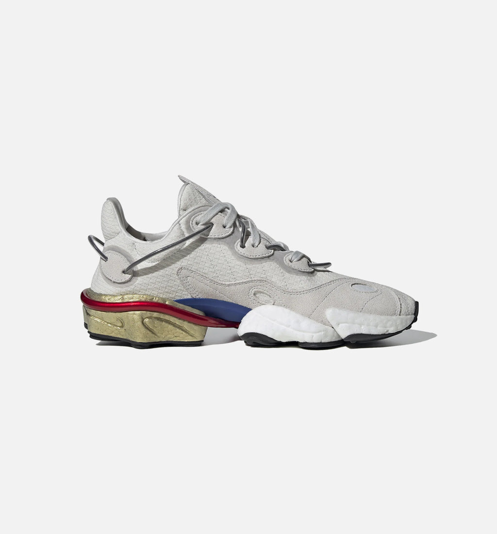 Torsion X Mens Running Shoe Crystal White Grey One Scarlet