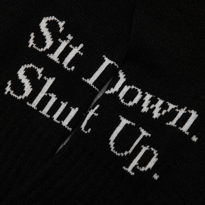 Saint Sit Down Socks Black