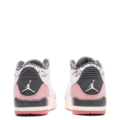 Jordan 3 Retro PS Vintage Floral White Anthracite Red Stardust