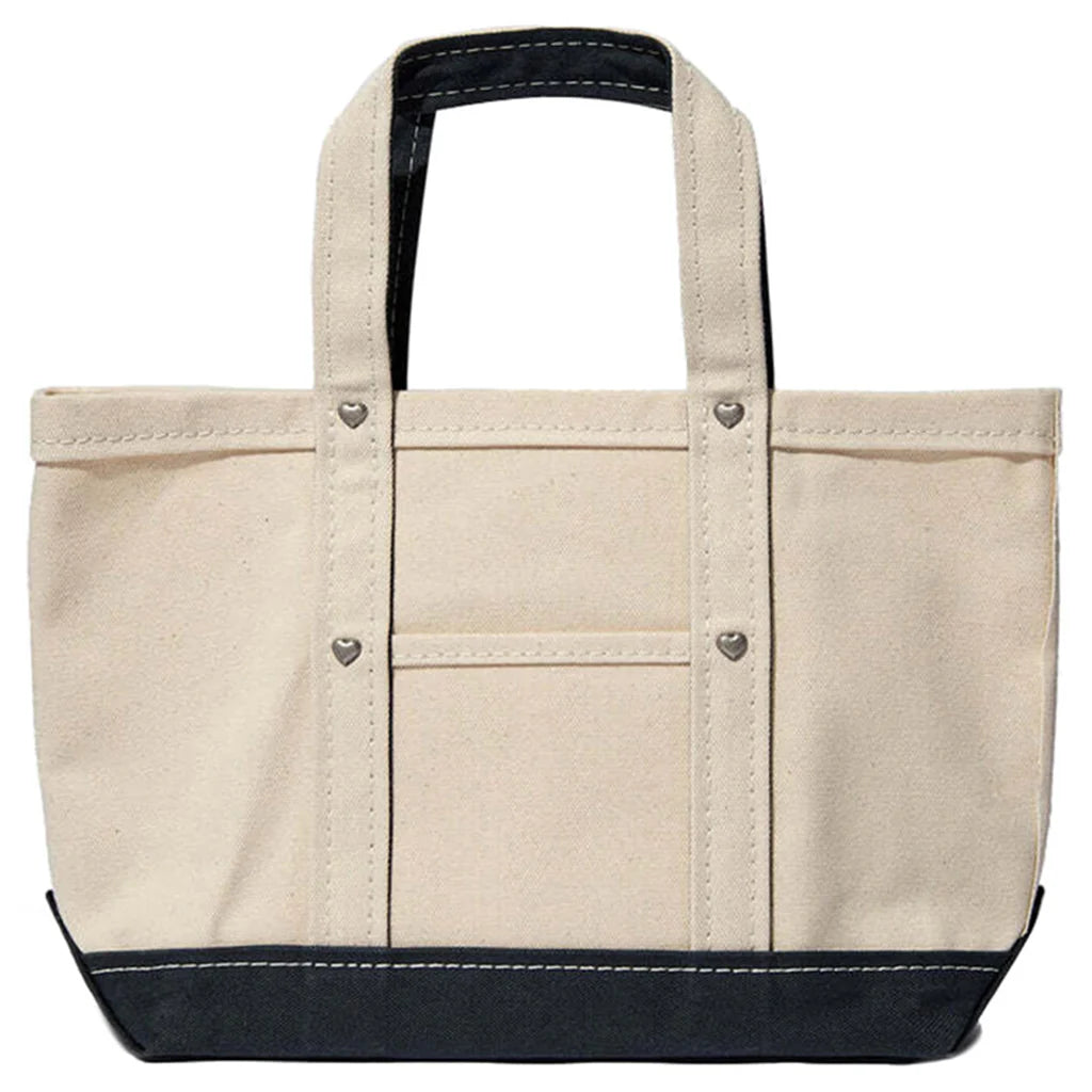 Heavy Canvas Tote Small Navy