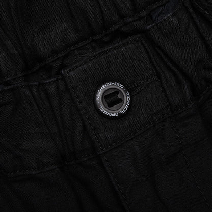 Wide Cargo Shorts Pants Black