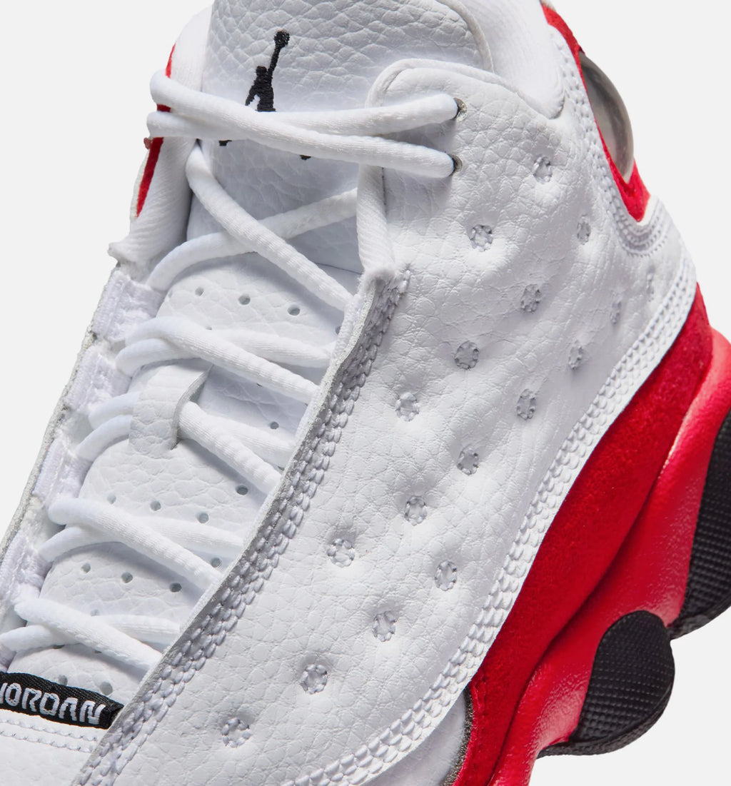Air Jordan 13 Retro White And University Red Preschool Lifestyle Shoe White Black True Red