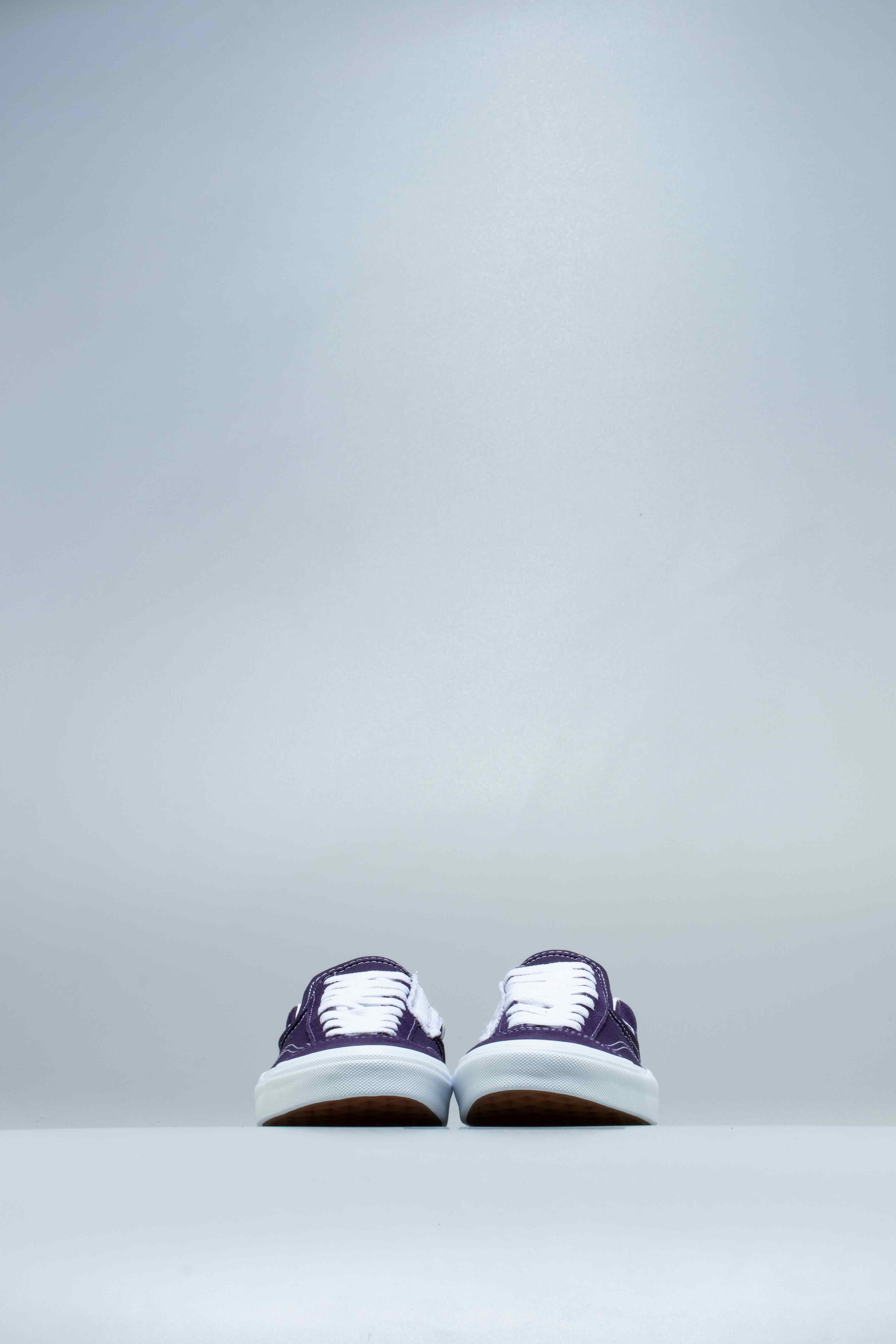 Slip On Cap Check Mens Shoe Mysterioso Purple True White