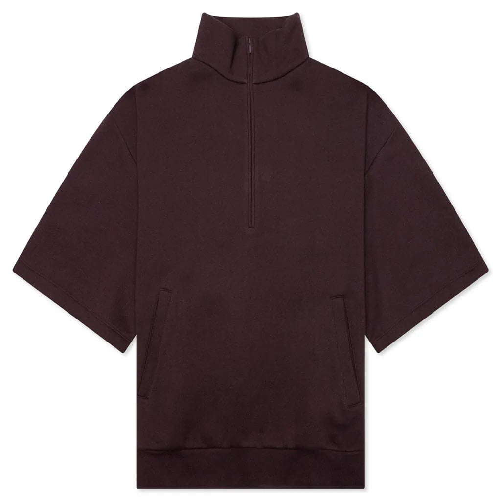 3 4 Half Zip Plum