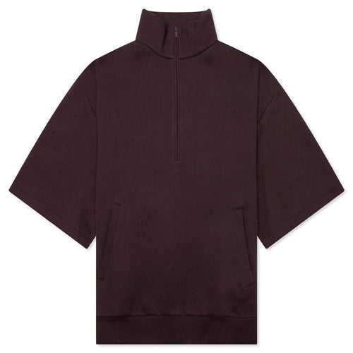 3 4 Half Zip Plum