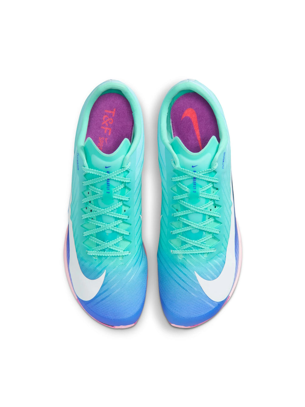 Nike Air Zoom Maxfly 2 Track Field Sprinting Spikes