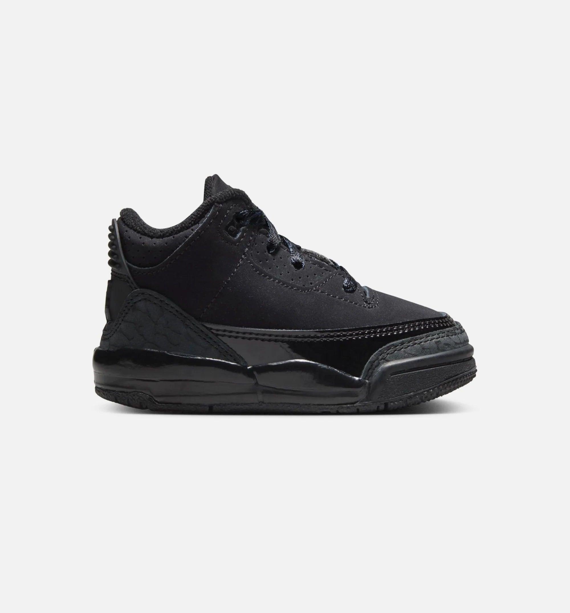 Air Jordan 3 Retro Black Cat Infant Toddler Lifestyle Shoe Black Dark Charcoal Black Free Shipping