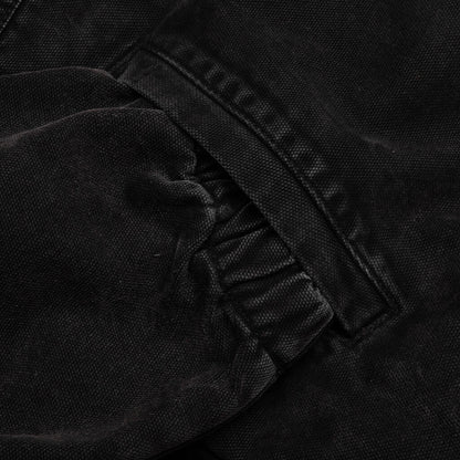 Canvas Insulated Work Jacket Black