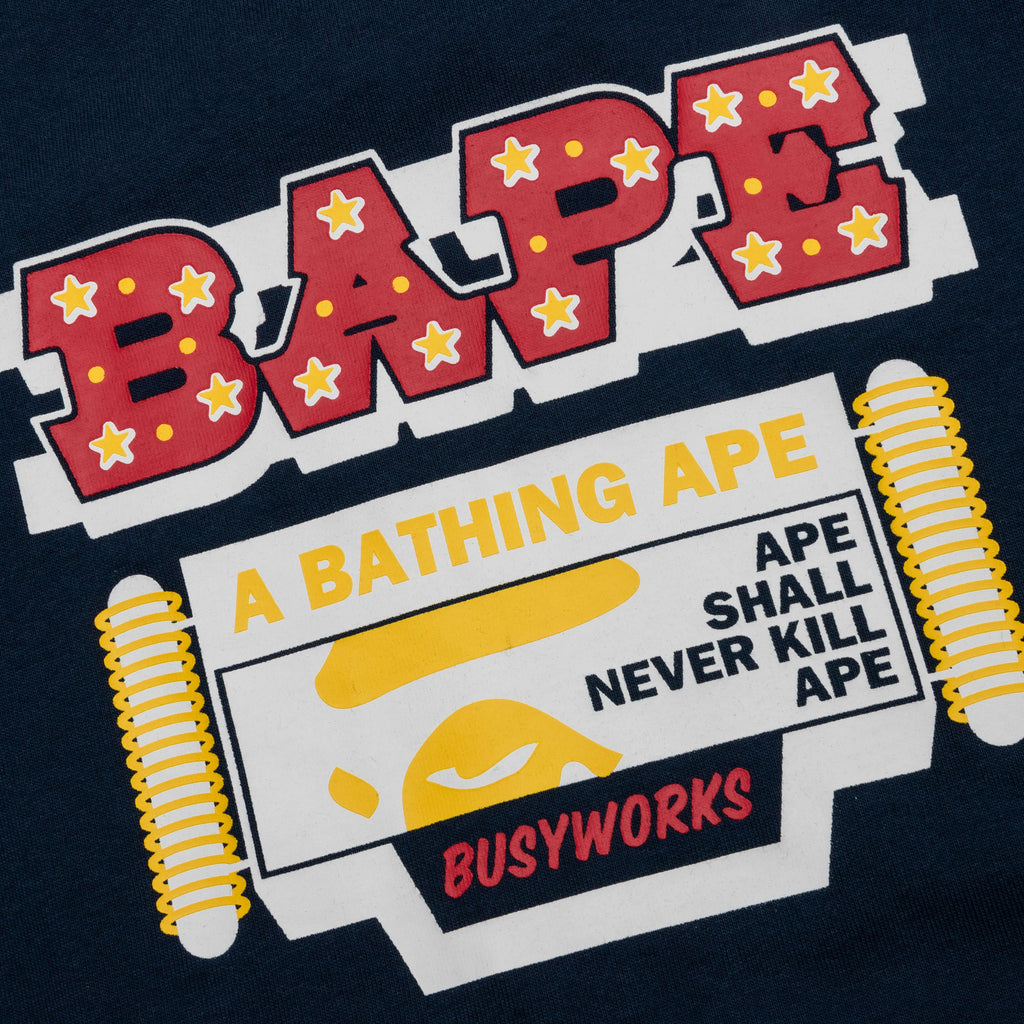 Kids Busyworks Tee Navy
