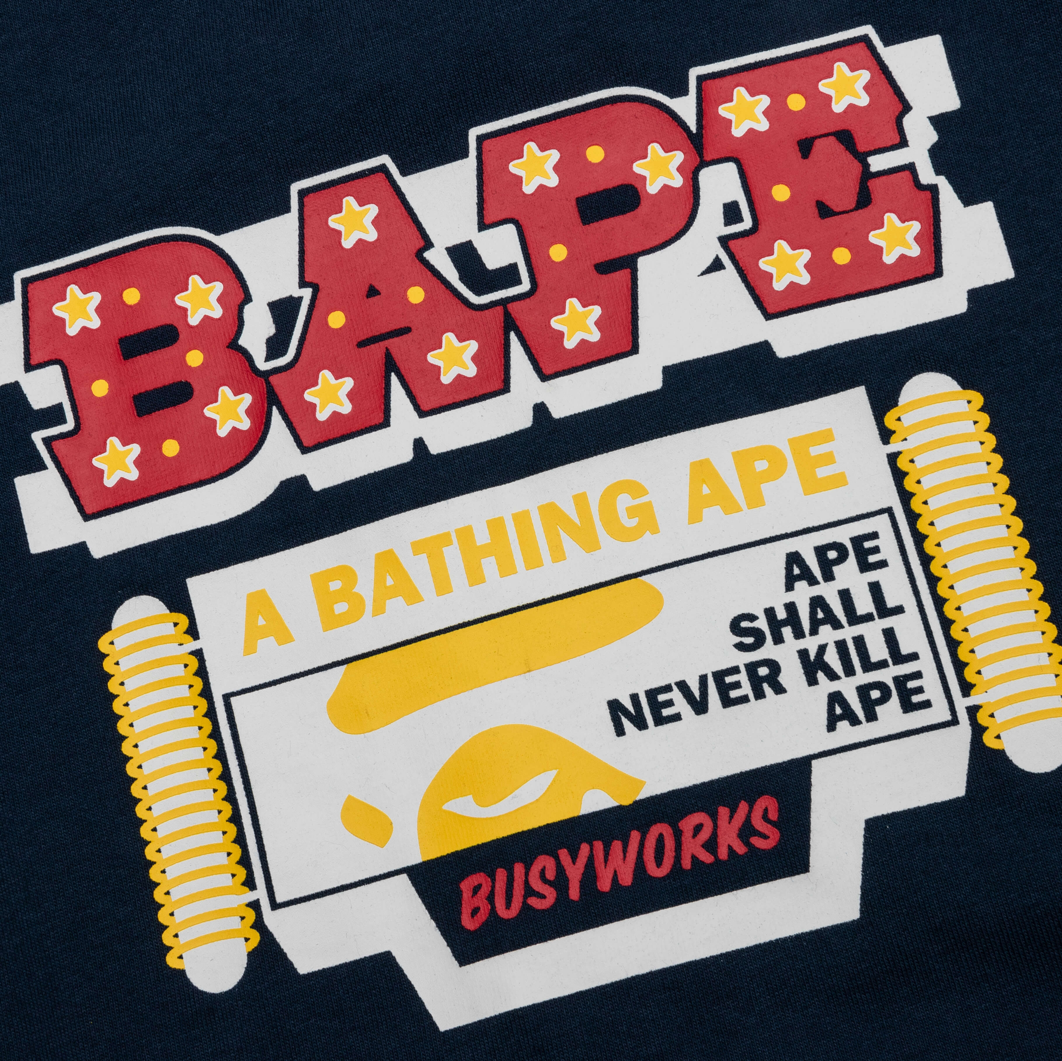 Kids Busyworks Tee Navy