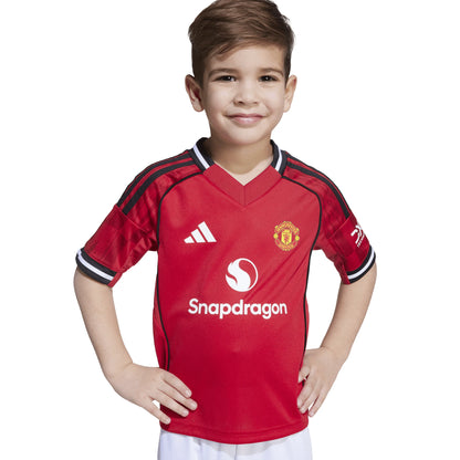 adidas Manchester United Home Mini Kit Kids 25 26 Red