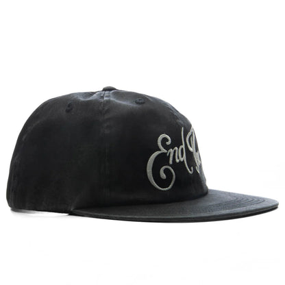 End The 6 Panel Hat Black