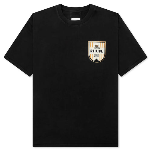 Mont Blanc Hotel Tee Vintage Black
