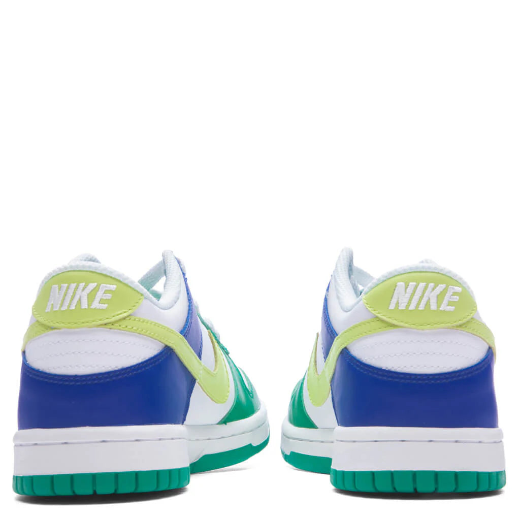 Dunk Low BG GS White Light Lemon Twist Stadium Green