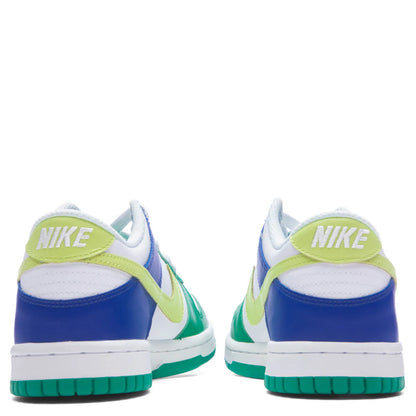 Dunk Low BG GS White Light Lemon Twist Stadium Green