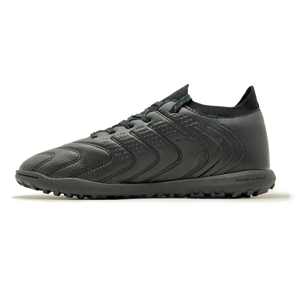 Charly Encore RL Turf Soccer Cleats Black Cyan