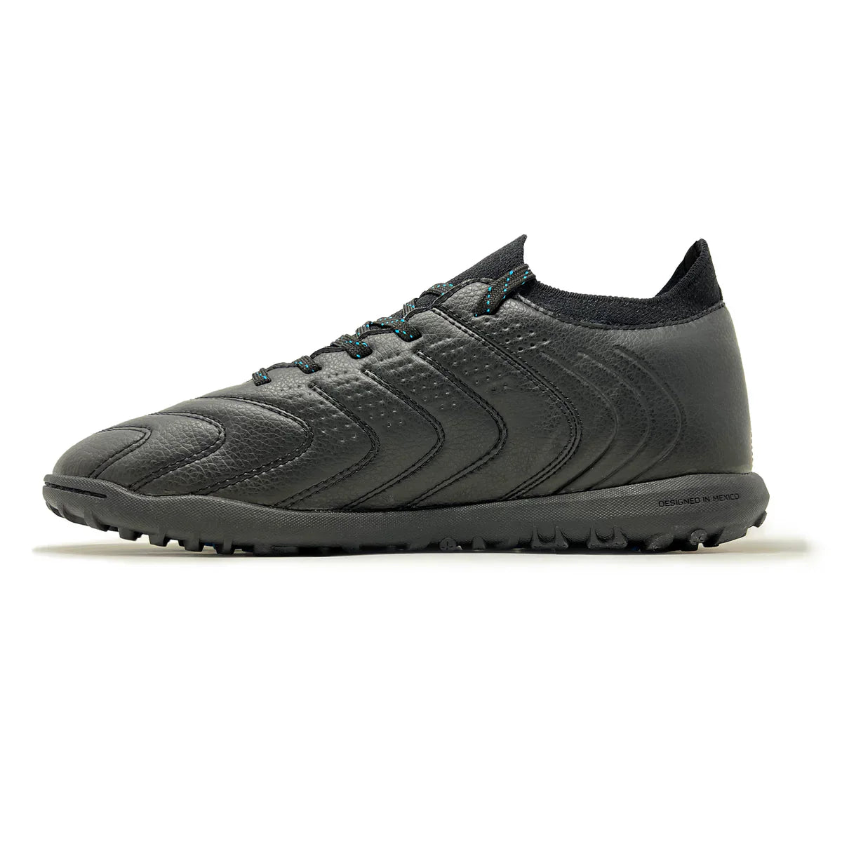 Charly Encore RL Turf Soccer Cleats Black Cyan