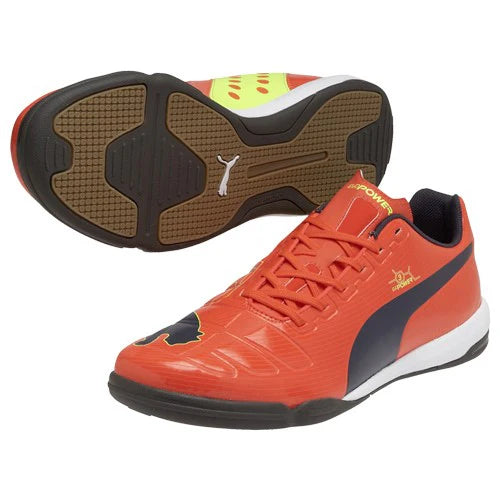 PUMA evoPOWER 3 IT Mens Soccer Shoes Fluro Peach