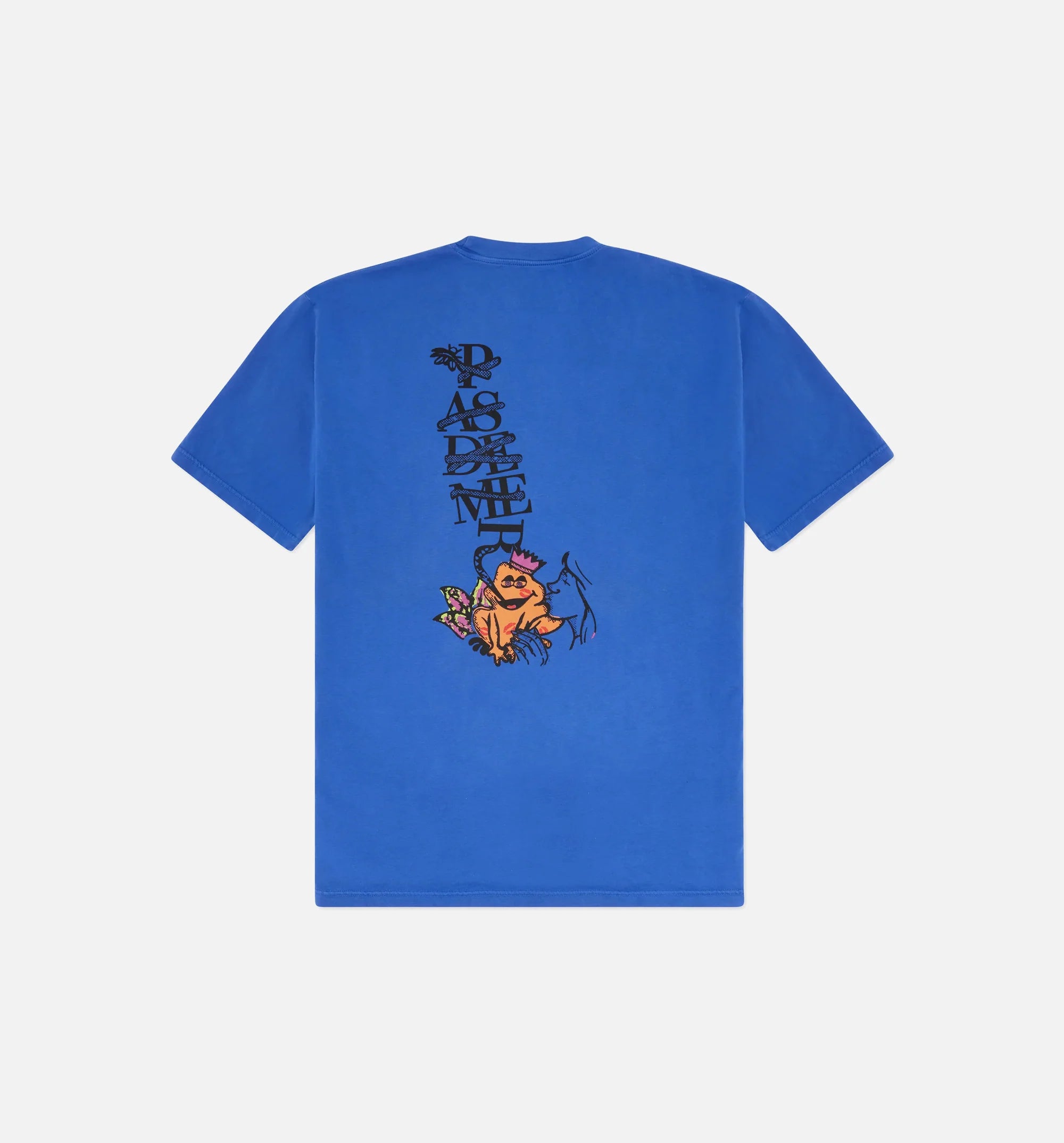 Hard Times Crack Mens Short Sleeve Shirt Blue