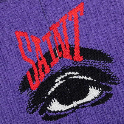 Eye Socks Purple