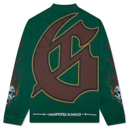 Morale L S T Shirt Green