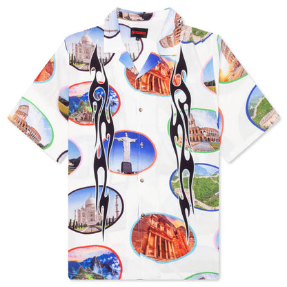 7 Wonder Camp Shirt White