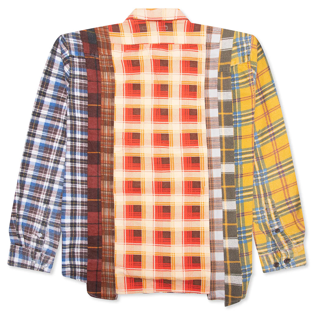 7 Cuts Flannel Shirt Assorted