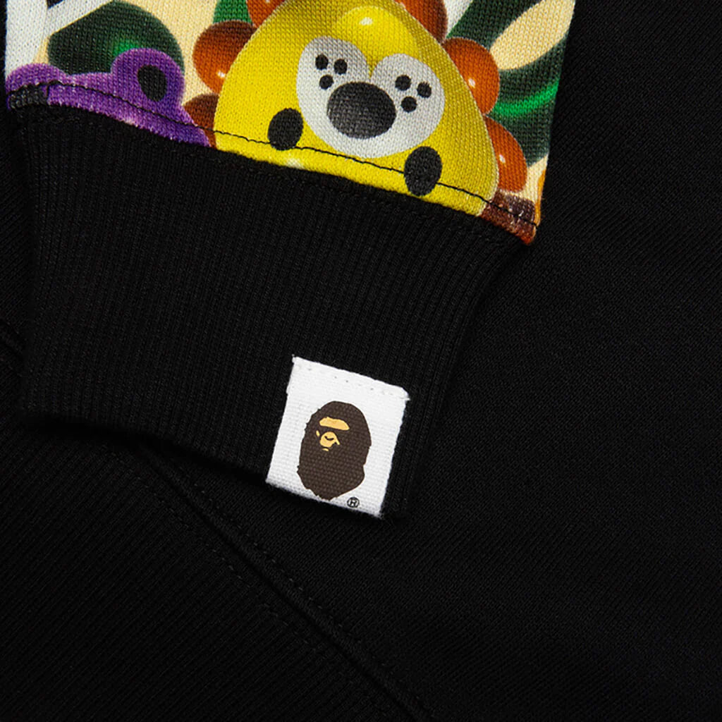 Kids 3D Milo All Friends Crewneck Sweatshirt Black