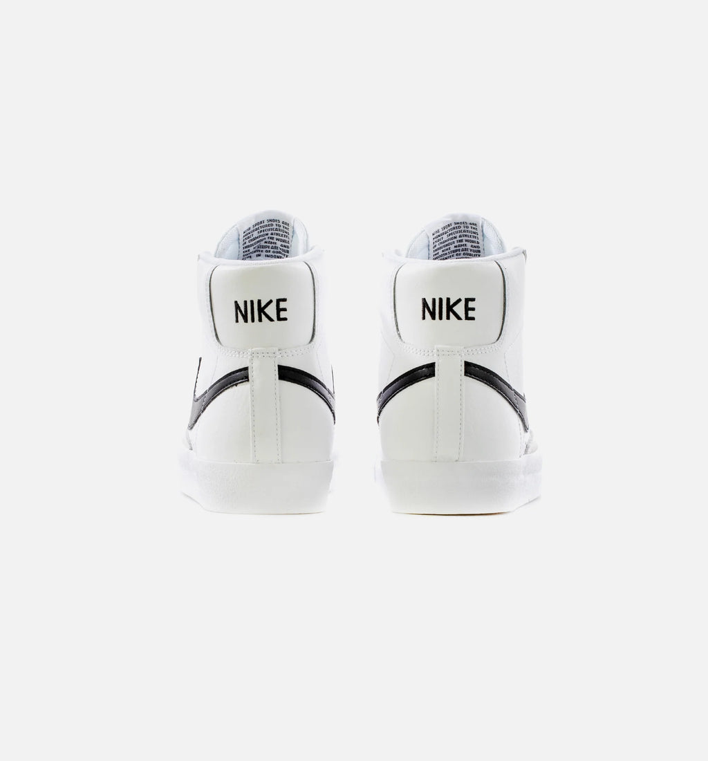 Blazer Mid 77 Grade School Lifestyle Shoe White Black