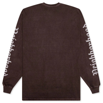 NH L S Tee 15 Brown