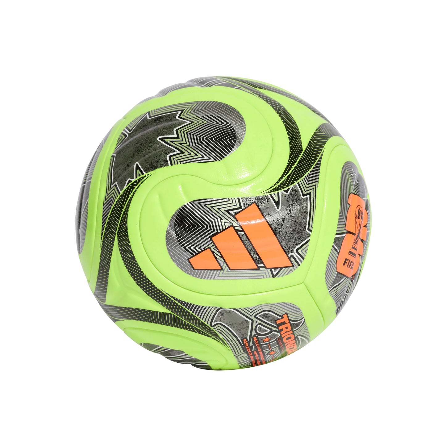 adidas WC Com WTR Soccer Ball Lemon Black Iron