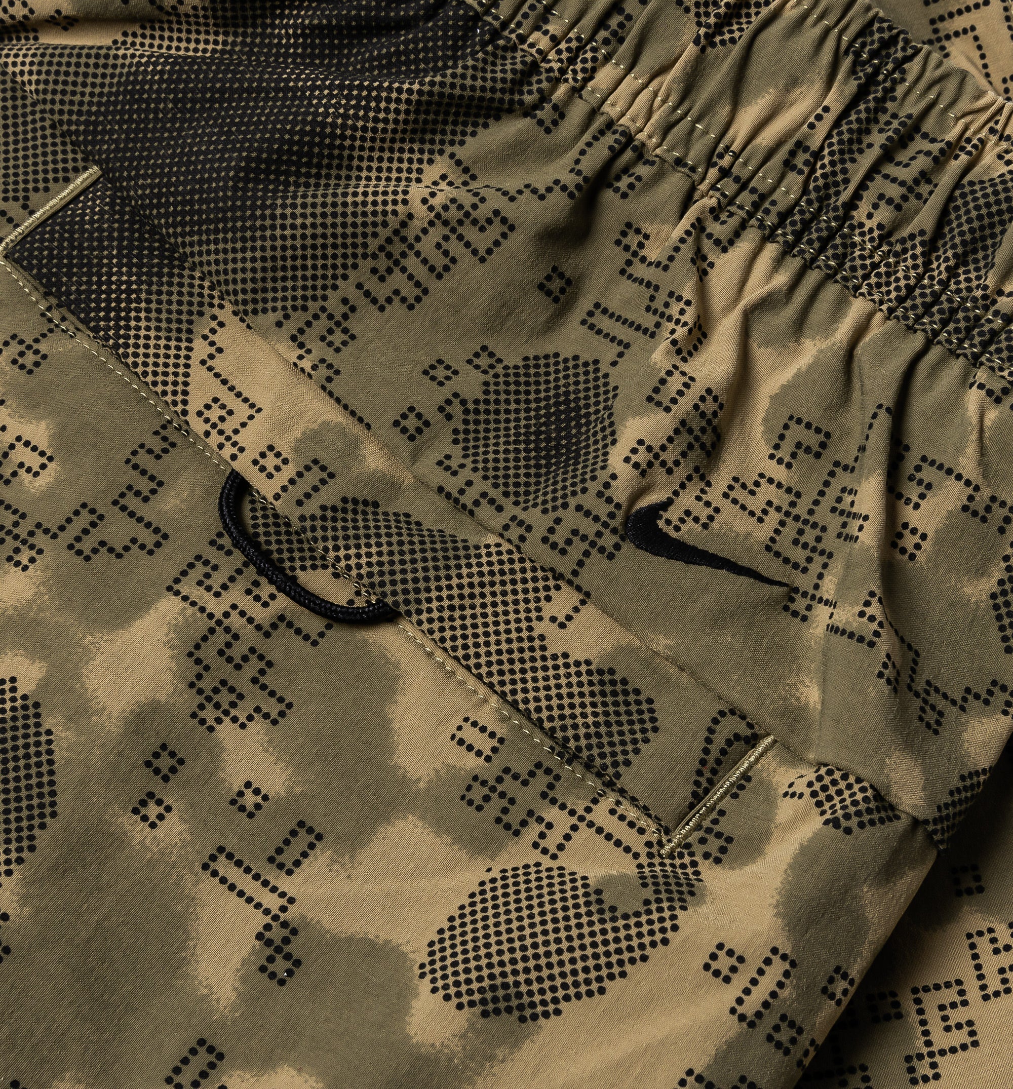 Tech Dri Fit Woven Camo Mens Shorts Neutral Olive